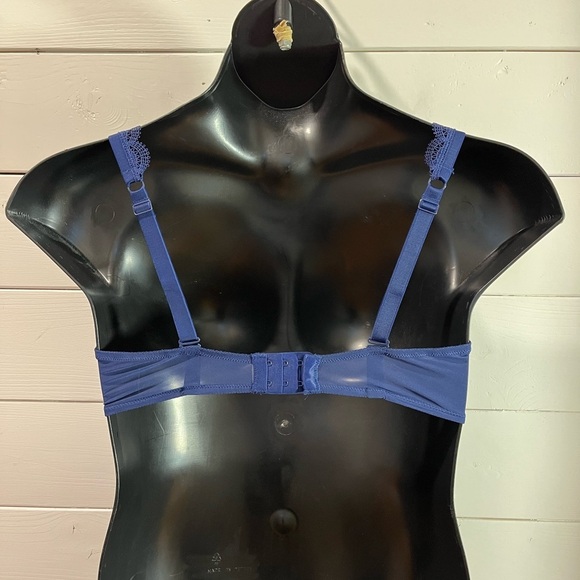 💙 SIMONE PÉRÈLE Embroidered Underwire Bra 38D - Picture 4 of 8